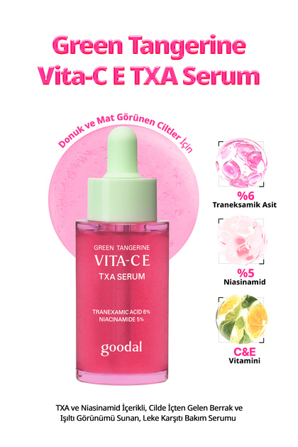 Anti-Blemish Care Serum That Provides Clear and Radiant Appearance Green Tangerine Vita-C E Txa Serum