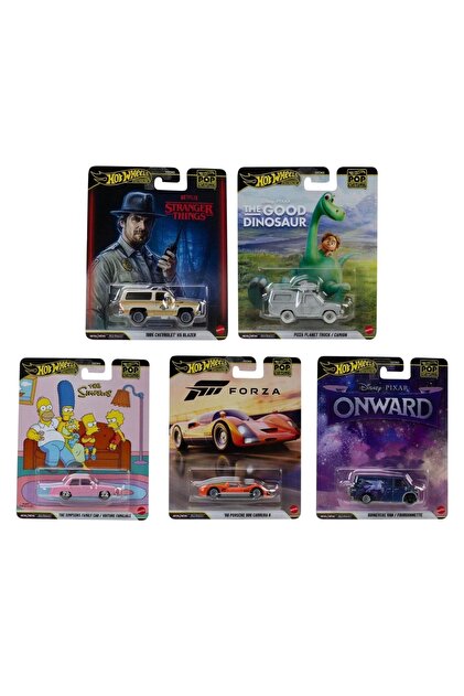 Premium Pop Culture 2026 Mix 5 5'li Diecast Model Araba Seti