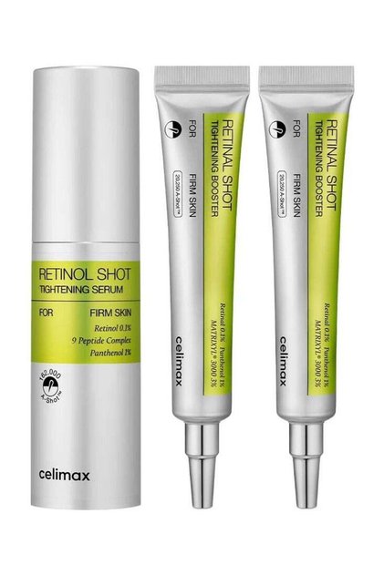 Retinol Shot Serum 30ml + Retinal Shot Booster 15ml, Anti-aging Gift Set