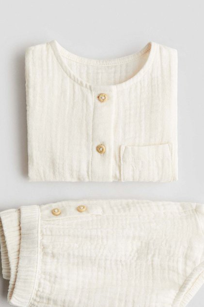 2-piece cotton muslin set