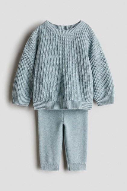 2-piece cotton knit set