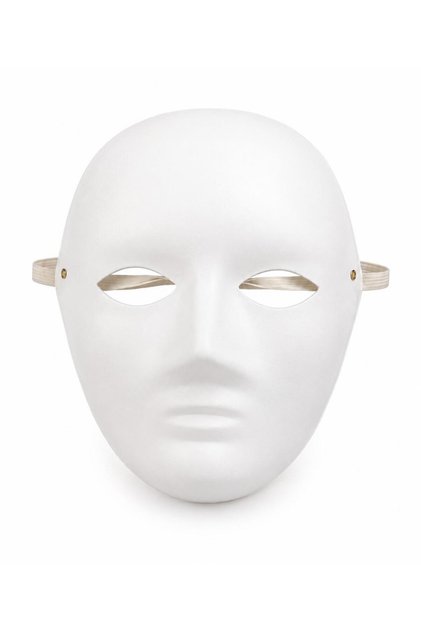İnsan Figürü Karton Maske Kendin Boya Hobi Malzemesi
