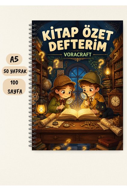 Children's Book Summary Notebook A5 50 Sheets 100 Pages Wire Spiral Kt00007