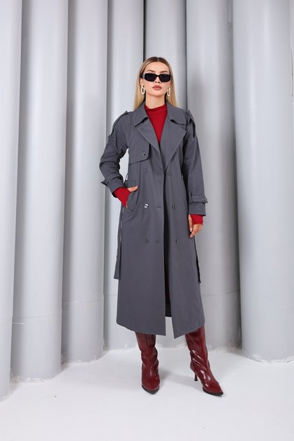 Momente Women's Oversize Trench Coat