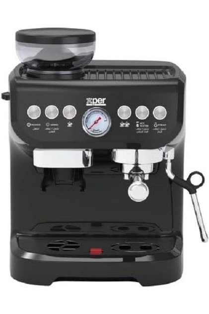 XPER Espresso and Cappuccino Machine - with Coffee Grinder