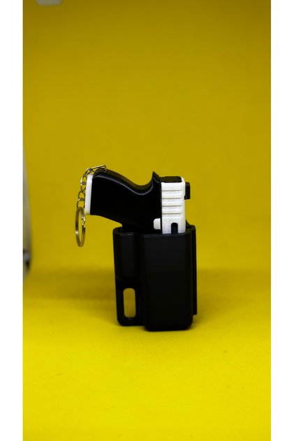 GLOCK17 Siyah Beyaz maket