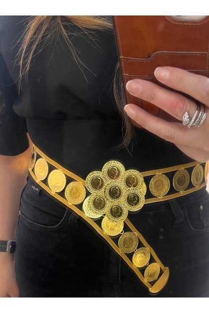 Altın Kaplama Tam Altnlı Kemer
