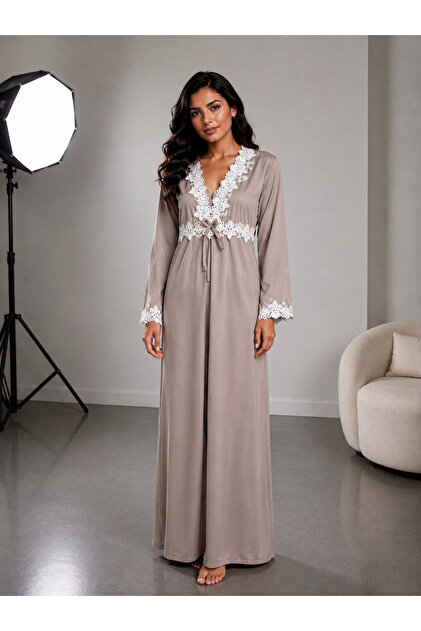 Cotton Maternity Nursing Robe
