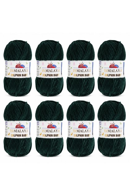 Dolphin Baby 80362- 8 Pieces Blanket Rope Green Velvet Rope
