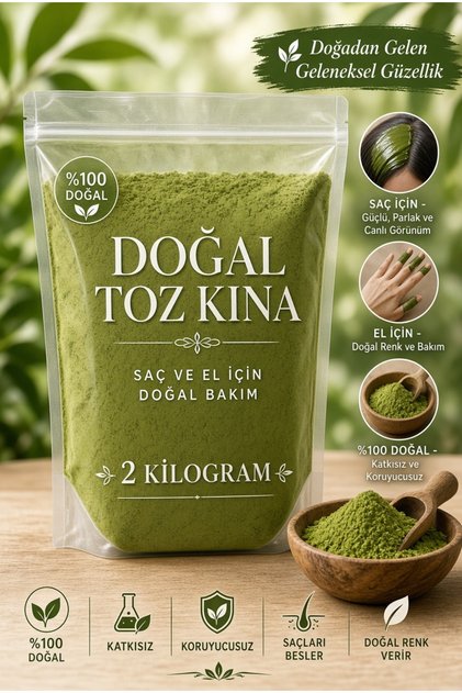 Doğal Toz Kına 2 Kg