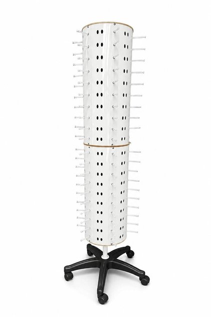 Glasses Stand 120 Pieces Pedestal Rotating Plastic Model