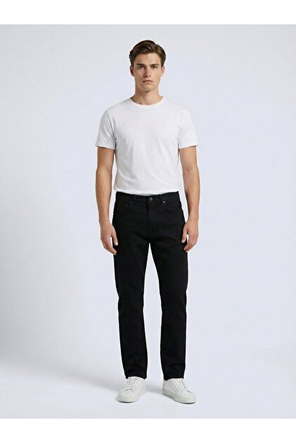 Lee Cooper Normal Bel Straight Siyah Erkek Denim Pantolon 261 LCM