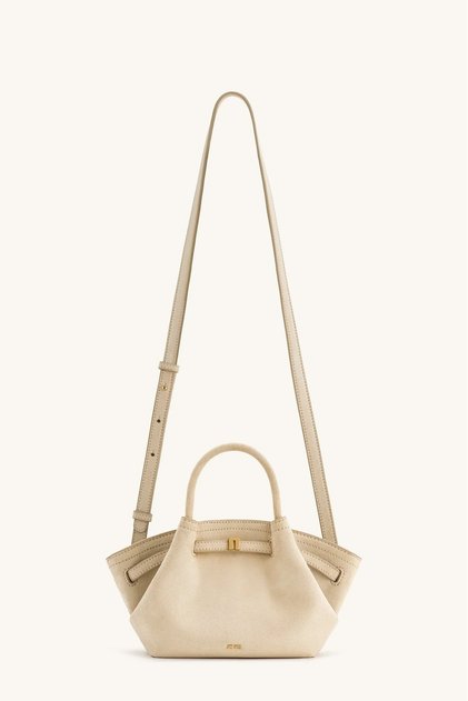 Hana Mini Faux Suede Tote Brown