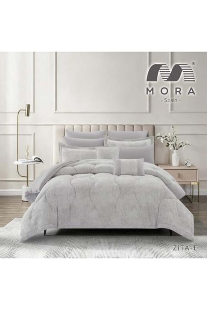 طقم مفرش سرير مفرد ونصف (6 قطع) - مورا إسبانيا (MORA Spain)