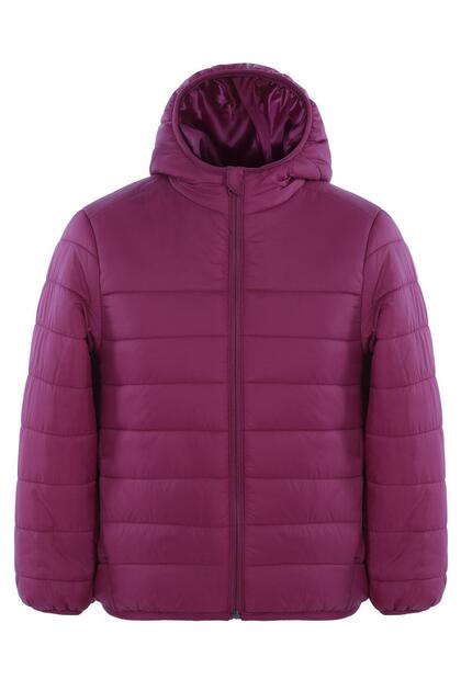Basic 10-13 Years Old Coat - Claret Red