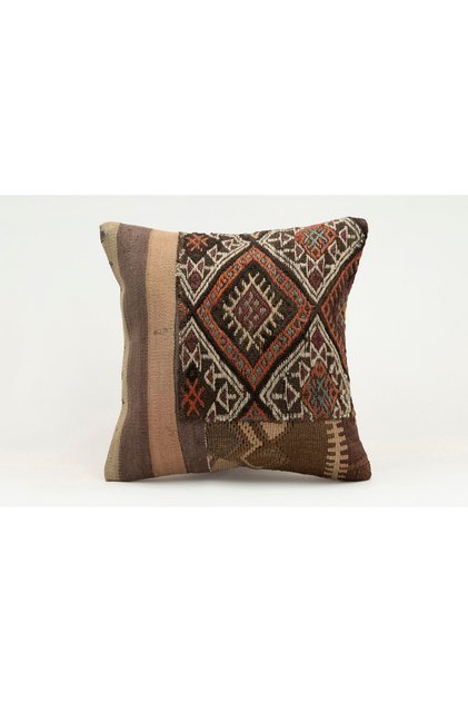 Handmade Old Kilim Rug Vintage Made in the 1930S, 1940S, 40X40 cm