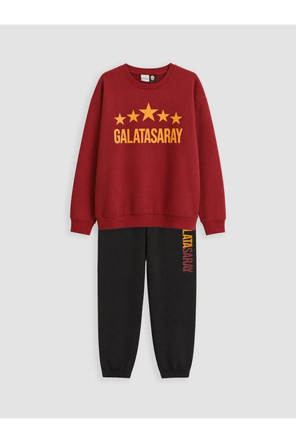 Crveni Galatasaray komplet trenerke za dečake sa printom