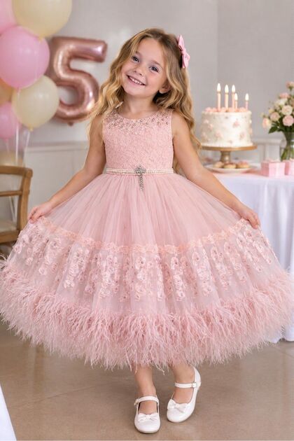 GIRL'S LACE DRESS