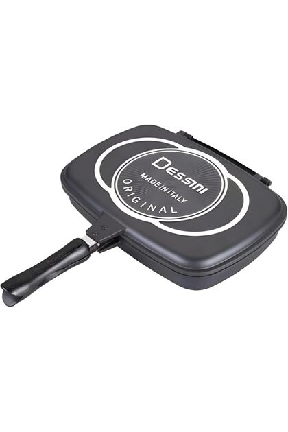 Double Sided Grill Pan Black 36cm