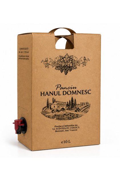 Vin Alb Demisec Hanul Domnesc Panciu – Bag-in-Box 10 L