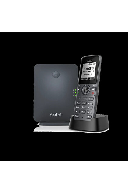 W71p, W71h Dect Telefon İle W70b Baz İstasyonu, Kablosuz Ip Telefon, Siyah, 1.8" Siyah Beyaz