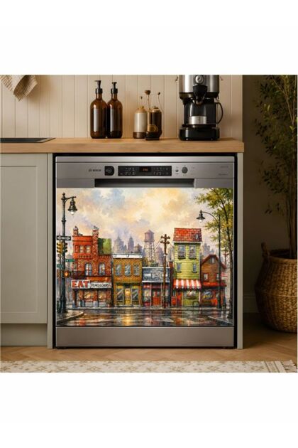 Dishwasher Sticker 70X70 cm Street Model 28