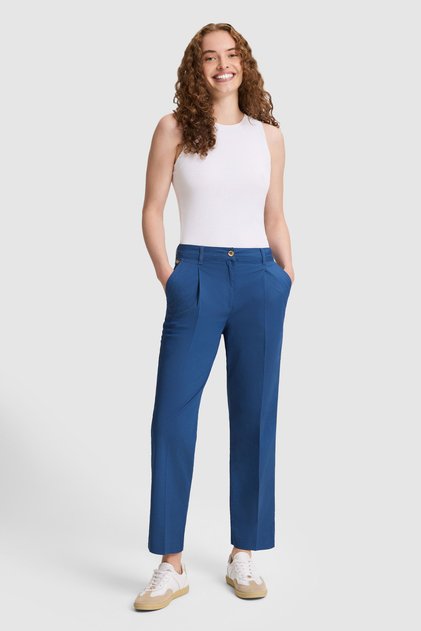 Kadın Açık Lacivert Kanvas Pantolon 50325545-VR059