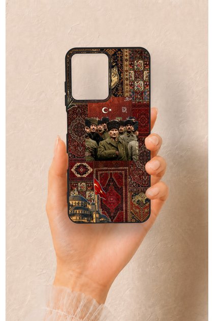 Casper Via M40 Compatible Bozkurt and Atatürk Patterned Silicone Case