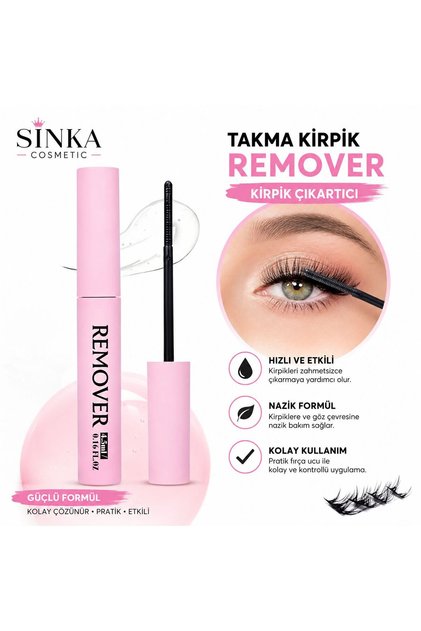 Takma Kirpik Remover Çıkartıcı Demet Kirpik Güçlü Hızlı İşlem