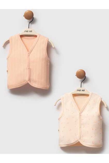 2Li Printed 1-9 Month Vest - Powder