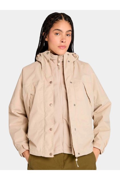 Winnick Waterproof 3in1 Jacket - Fleece Women's Beige Coat