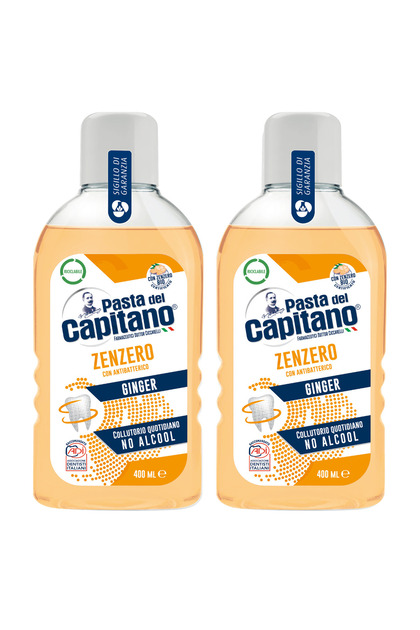Apă de gură cu ghimbir 400 ml - Del Capitano - Pachet promoțional