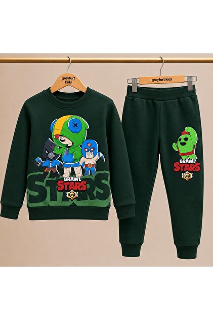 Brawlstars Printed Boys' Two-Piece Set