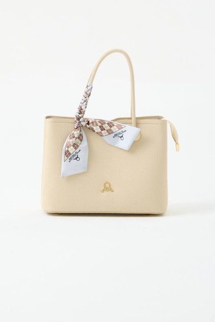 Multi-Compartment Shoulder Bag with Scarf Detail 🎀