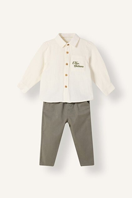 2'Li Set Shirt Pants Baby Boy I1900A526Au