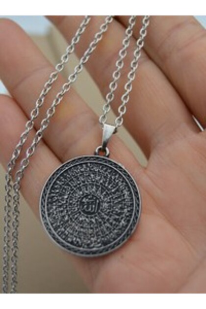 Esma-Ül Hüsna Necklace - Silver Color -