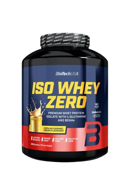 Proteina, Biotech Usa, Iso Whey Zero, Catalan Caramel Cream, 1816gr
