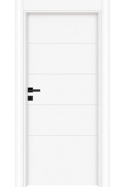 Modern Oda Kapısı - Pvc Kaplı Mdf İç Oda Kapısı - 202x88cm 16'lık Kasa