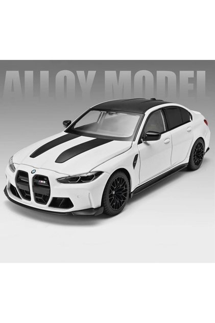 BMW M4 Diecast Model Araba Sesli Işıklı Açılan Kapılar BMW M4 CSL Model Araba