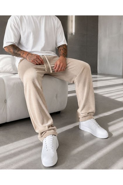 Kadife Baggy Pantolon