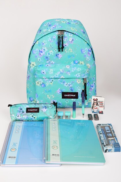 X Dekomus, Original & Stationery Set Padded Pak'R 40 cm Large Size School and Pen Bag, A4 Notebook