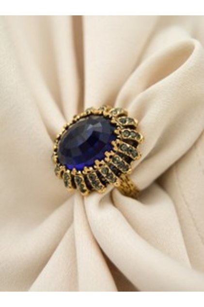 Authentic Cage Ring - Blue -