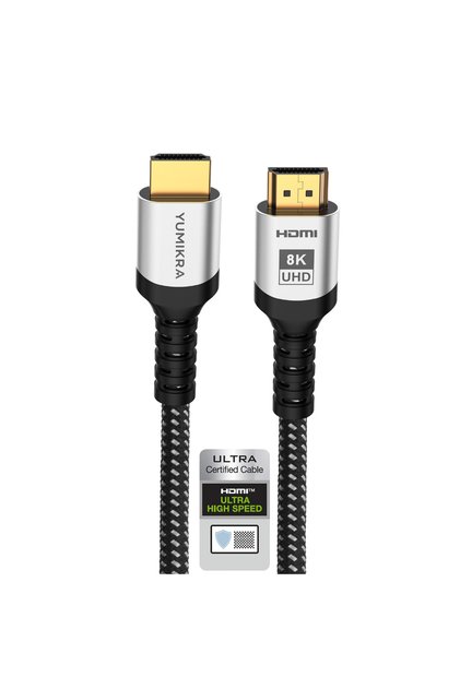 Ultra Sertifikalı HDMI® 2.1b Kablo, 1.5 Metre, 10K, 8K@60Hz, 4K@240Hz, 165Hz, 144Hz, 120Hz, 60Hz, 48 Gbit/s, eARC, HDCP 2.3, HDR, Dolby Vision, Dolby Atmos, Alüminyum Gövde