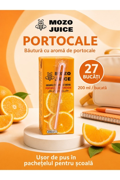 🍍 JUICE suc pai – Băutură cu aromă de portocale , 27 × 200 ml