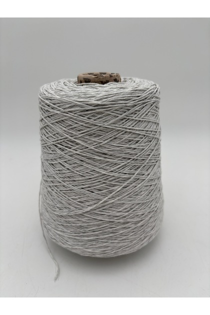 (500 Gr) Cotton Hand Knitting Yarn/Motif Yarn/Punch/Tv Blanket/Pique/Curtain-Ice Gray