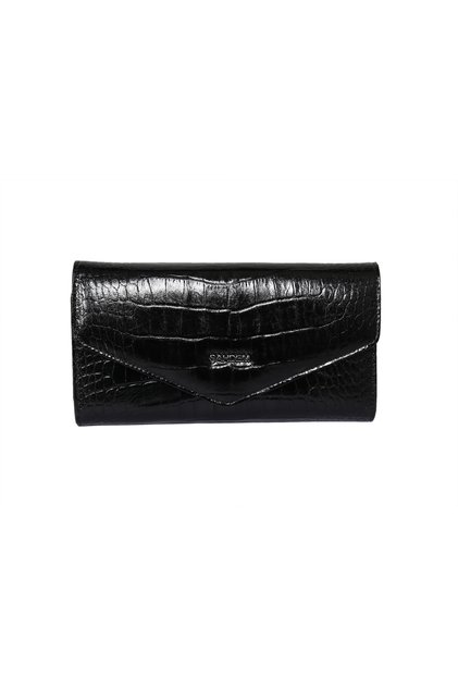 Genuine Leather Women's Double Compartment Card Holder Wallet