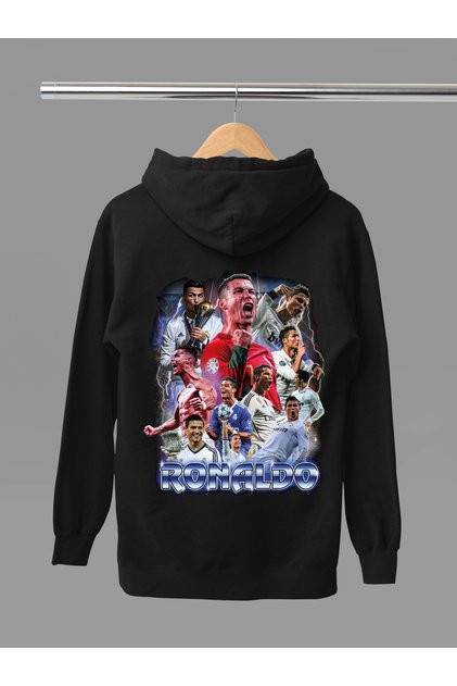 Cristiano Ronaldo Printed 3 Yarn Quality Soft Texture Hooded Children's Sweatshirt