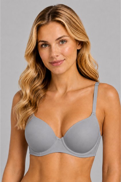 Women's C Cup Underwire Non-Padded Smooth Basic Bra (660)