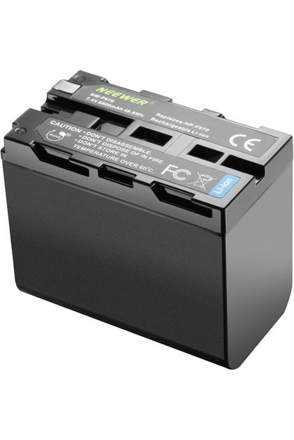 بطارية ليثيوم أيون 6600 مللي أمبير، بطارية بديلة لسوني NP-F970 NP-F960 NP-F975 NP-F570 NP-F750
