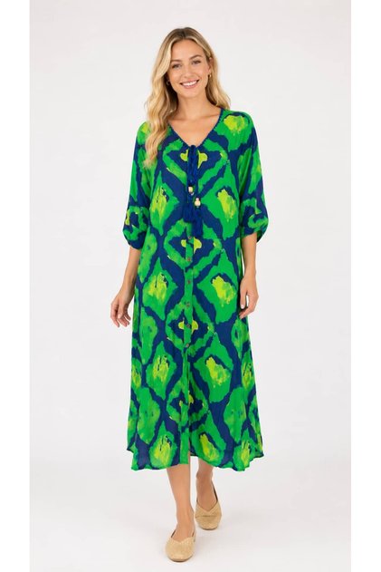 V-Neck Shirt Dress